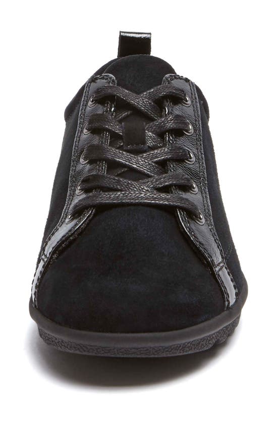 Shop Rockport Chenole Wedge Sneaker In Black Suede