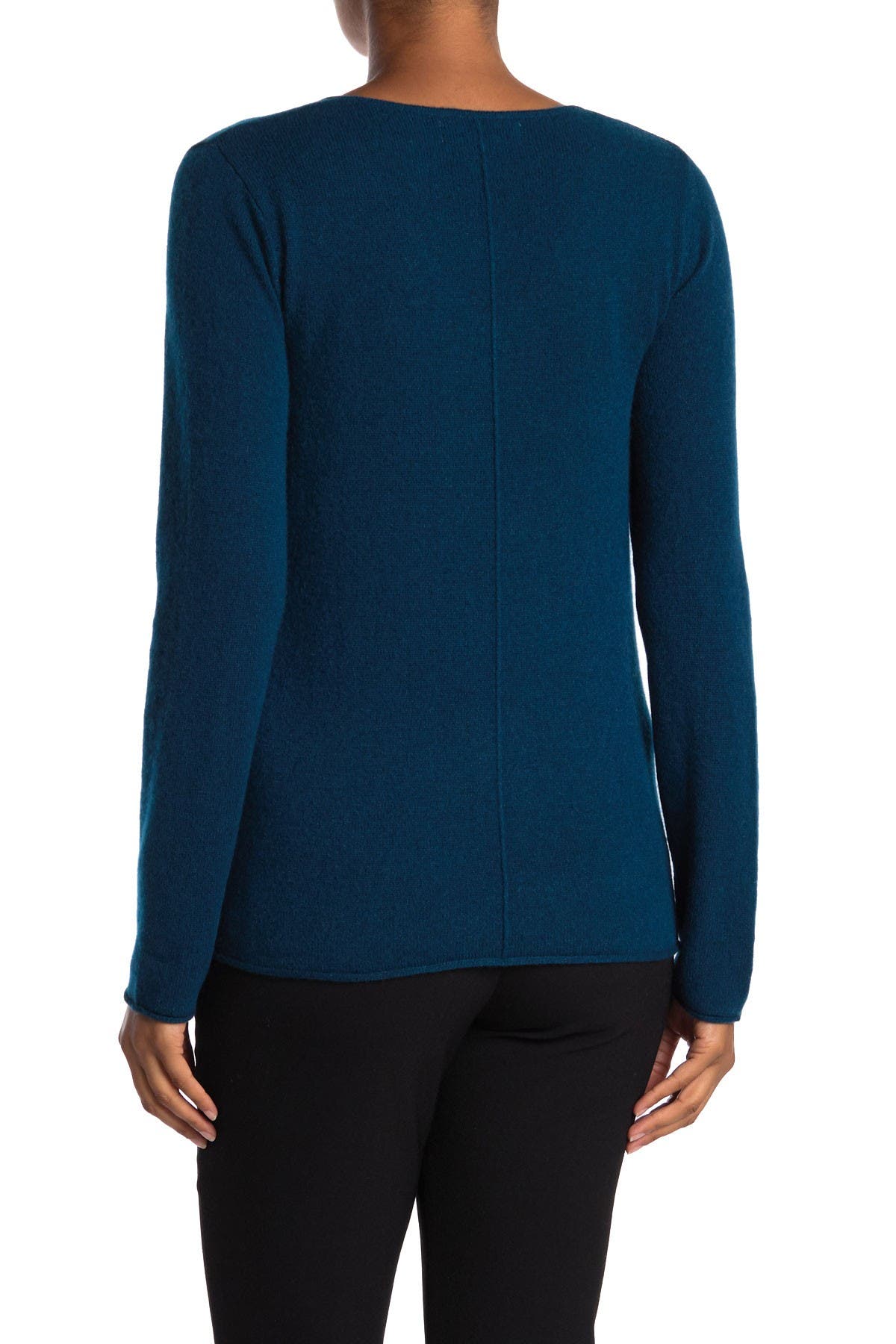 M Magaschoni | Solid V-Neck Cashmere Pullover Sweater | Nordstrom Rack