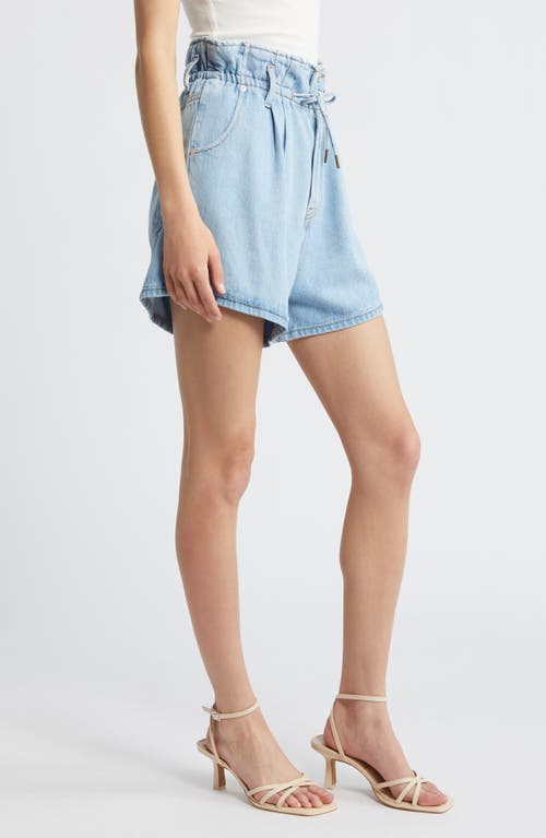 Shop Frame Drawstring Paperbag Denim Shorts In Calabria