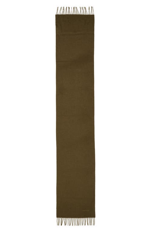 Tom Ford Cashmere Scarf In Vicuna Green