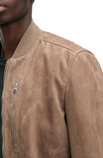 All saints suede bomber hotsell