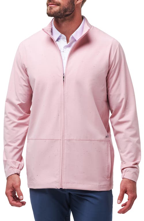 TravisMathew Going Off Zip Jacket Heather Blush at Nordstrom,