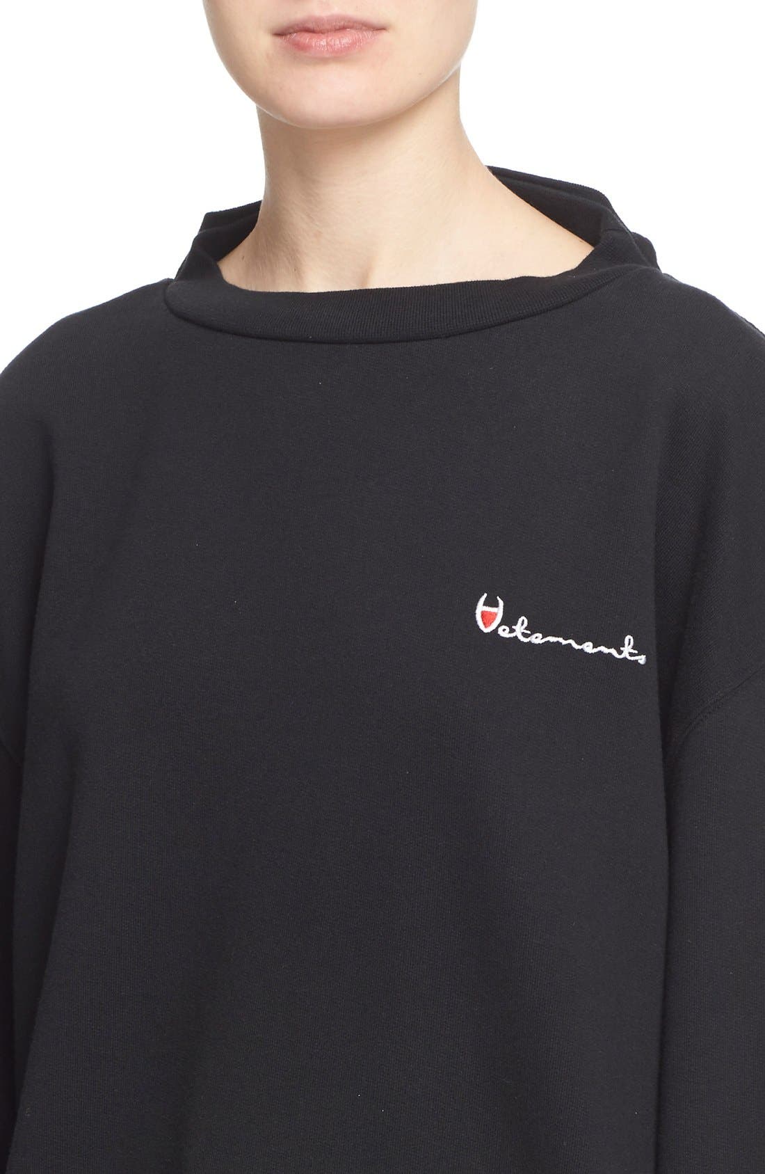 vetements crewneck sweatshirt