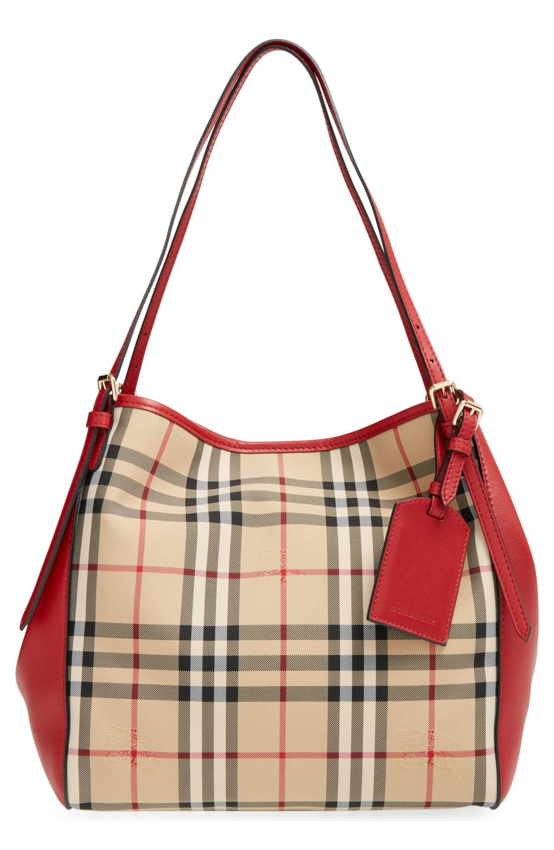 burberry horseferry check small canterbury tote