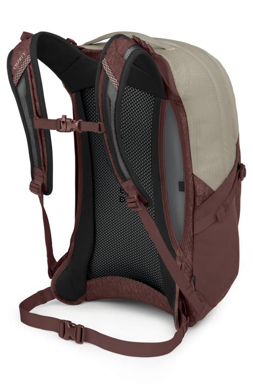 Osprey Parsec 26l Backpack In Sawdust Tan/raisin Red