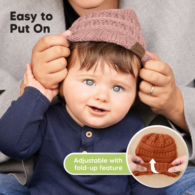 Shop Keababies 3-pack Warmzy Baby Beanies In Tawny