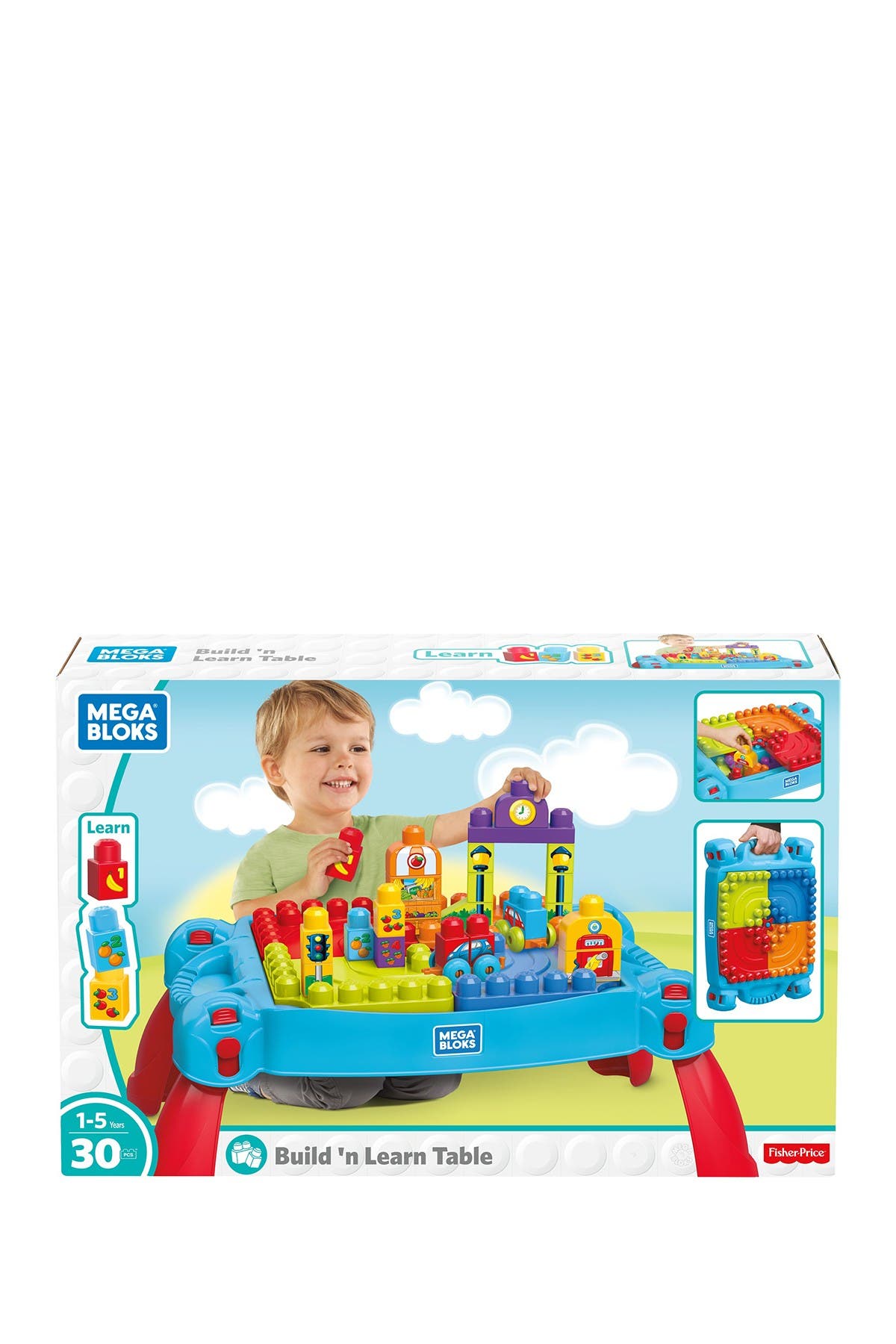 fisher price mega bloks build n learn table