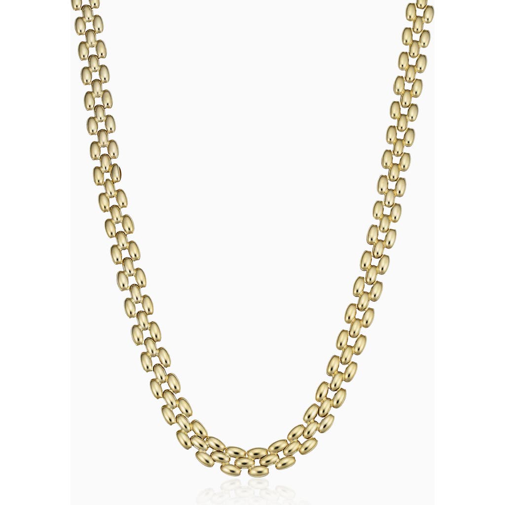 Oradina 10k Yellow Gold 1956 Panther Necklace In Yellow Gold