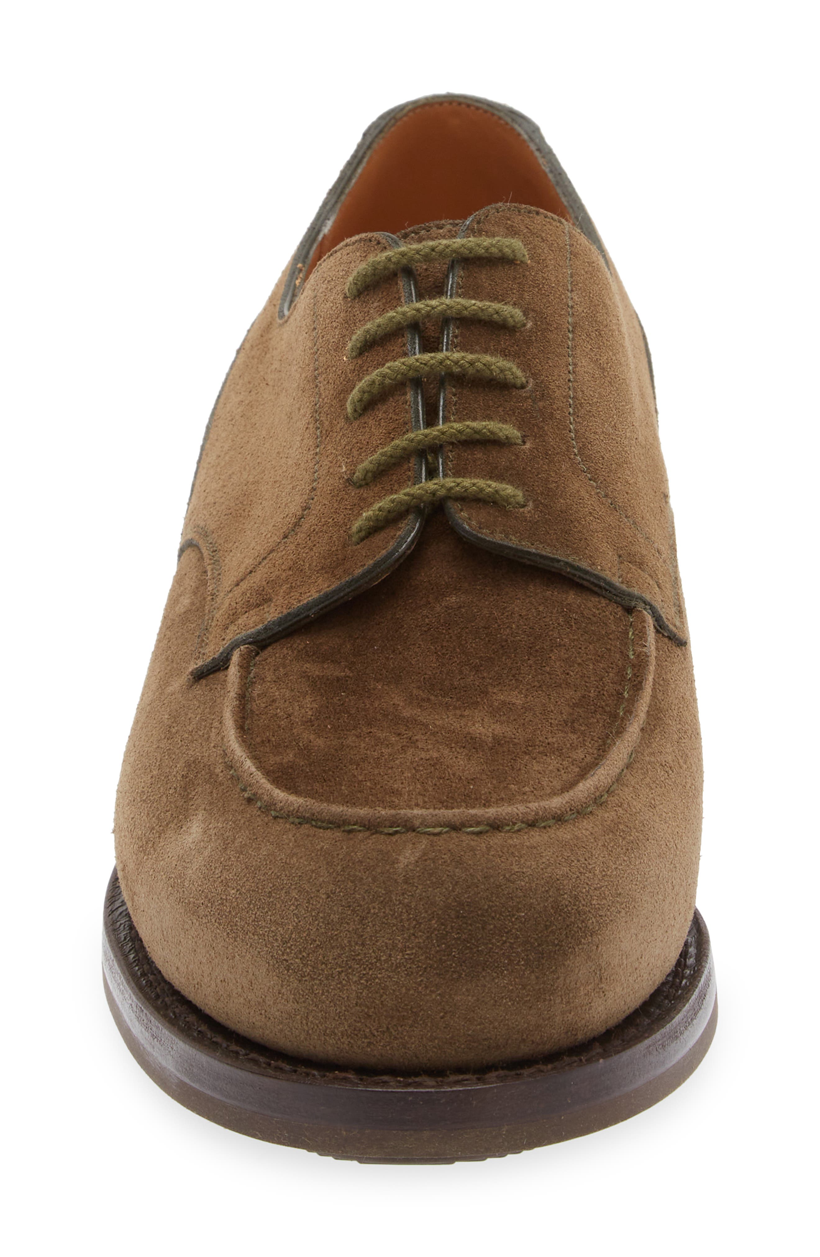 JM WESTON Golf Suede Derby in Khaki | Smart Closet