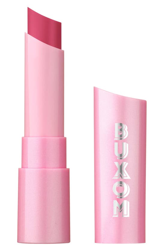 Shop Buxom Full-on Plumping Lip Glow Balm In Ros All Day