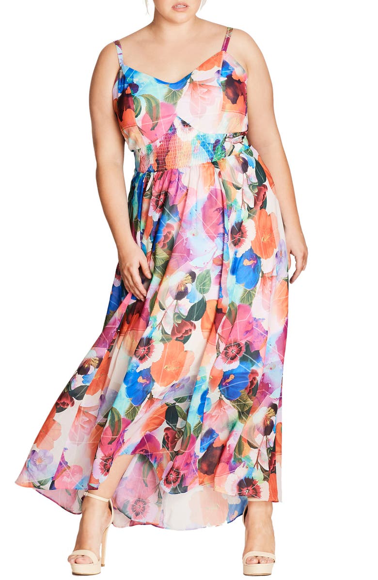 City Chic Pretty Day Maxi Dress (Plus Size) | Nordstrom