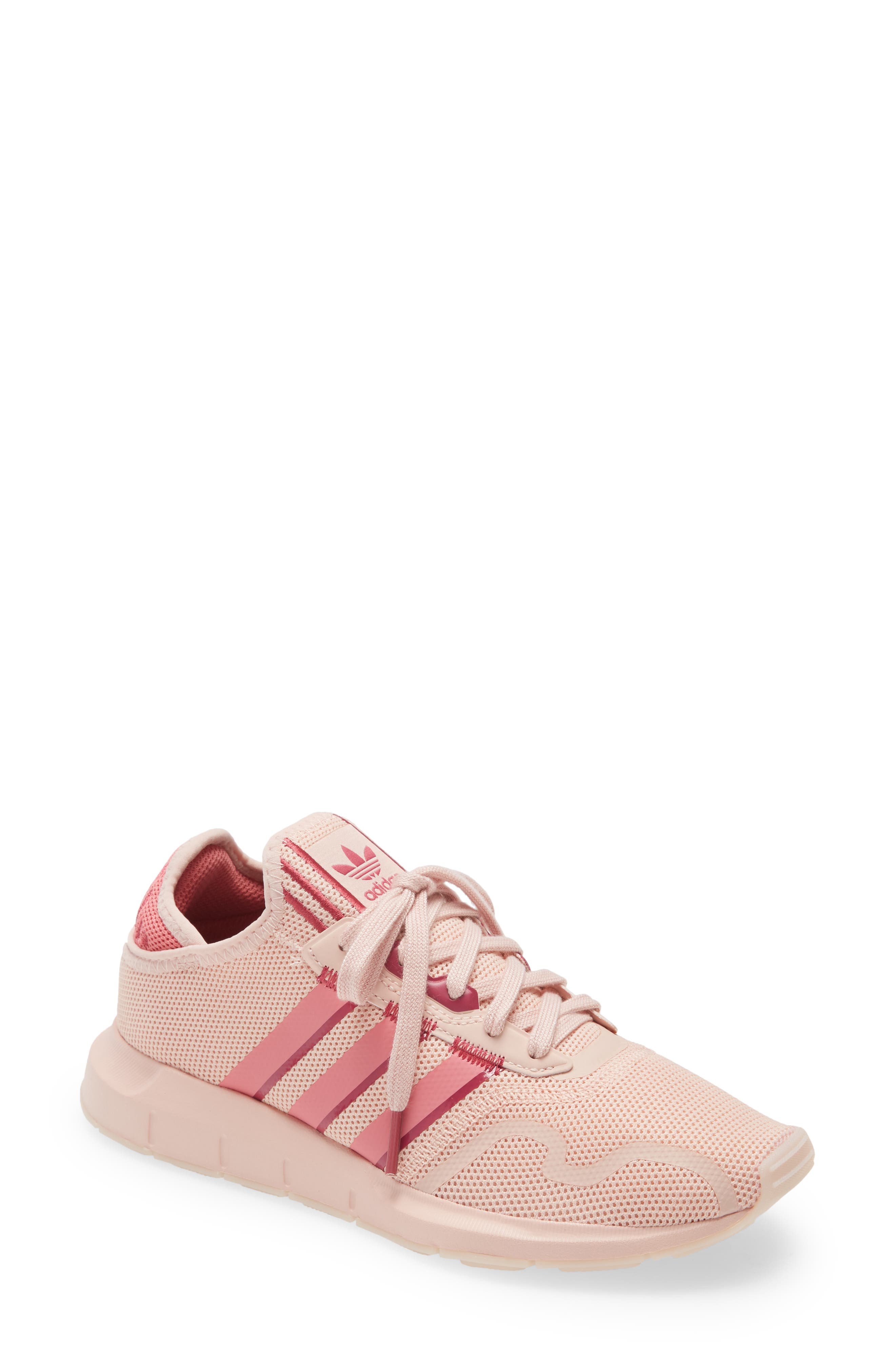 solid pink adidas