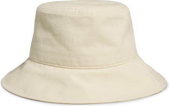 Madewell Wide-Brim Bucket Hat in Antique Cream - Size S-M