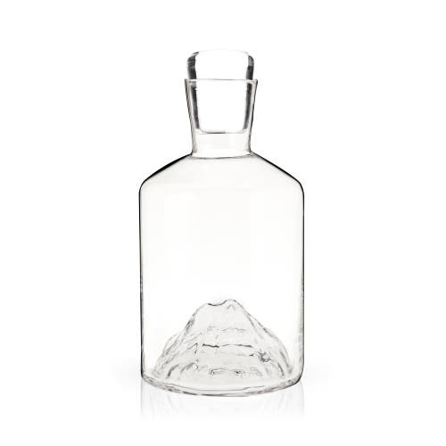Viski Mountain Crystal Liquor Decanter In Clear