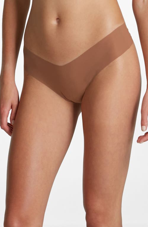 Commando Invisible Rib Thong in Caramel at Nordstrom