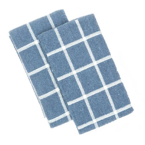 Meema Terry Kitchen Towels In Blue