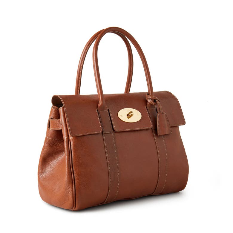 Mulberry Bayswater Leather Satchel In Oak