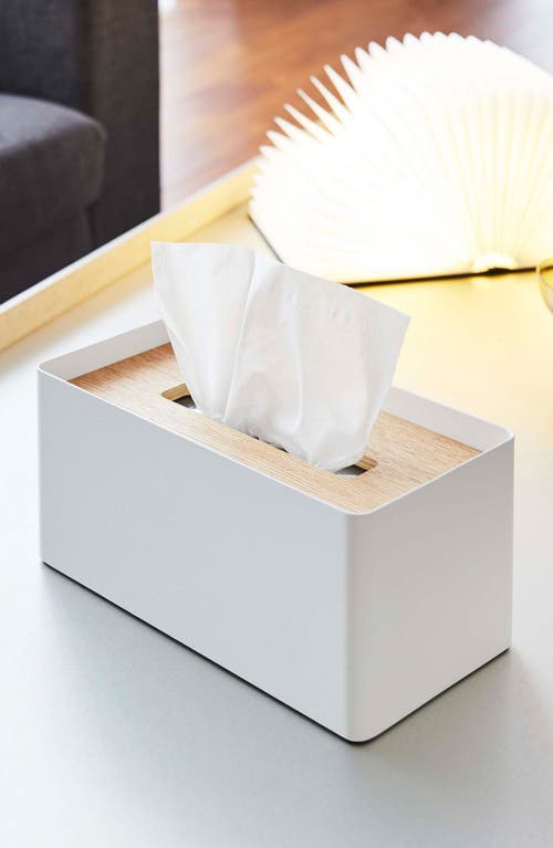 Yamazaki Standard Rectangular Tissue Box Case In Ash