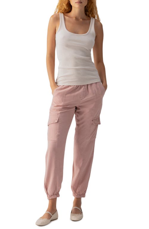 Shop Sanctuary Relaxed Rebel Cargo Joggers In Smokey Rose