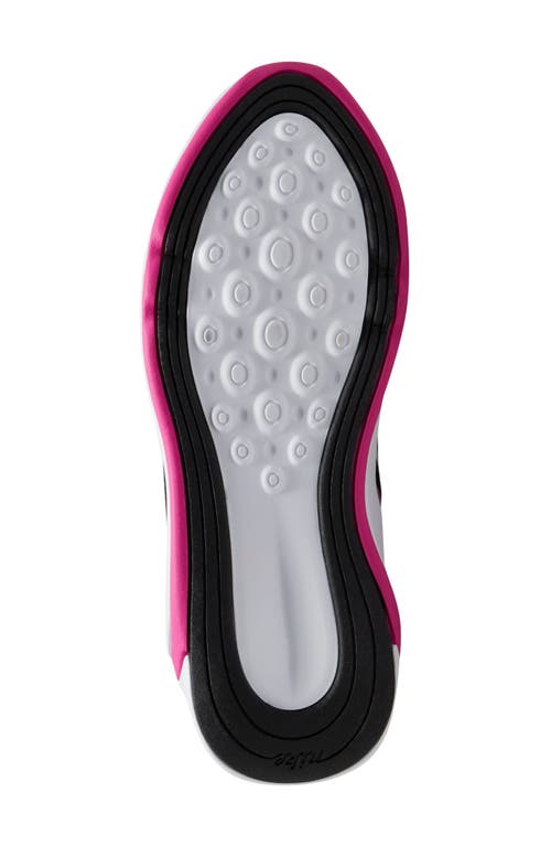 Nike Kidfinity Sneaker In Black/white/laser Fuchsia