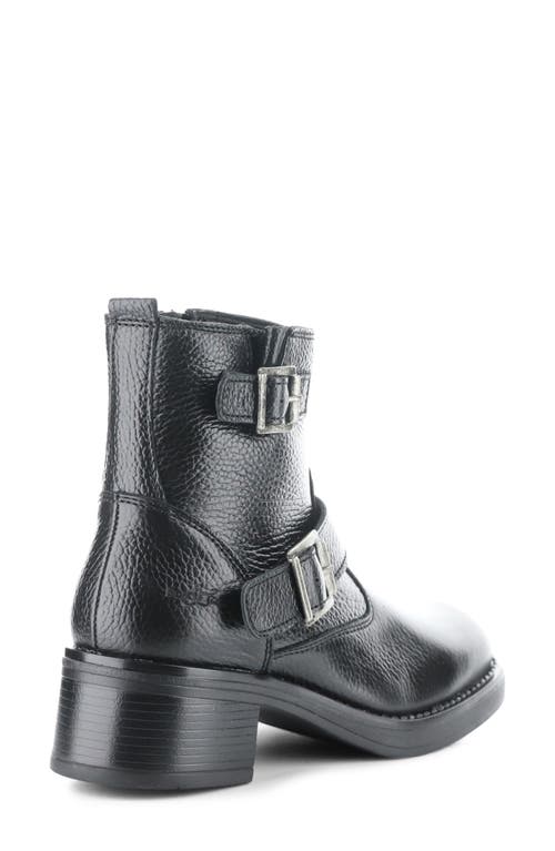 Shop Bos. & Co. Grata Waterproof Buckle Bootie In Black