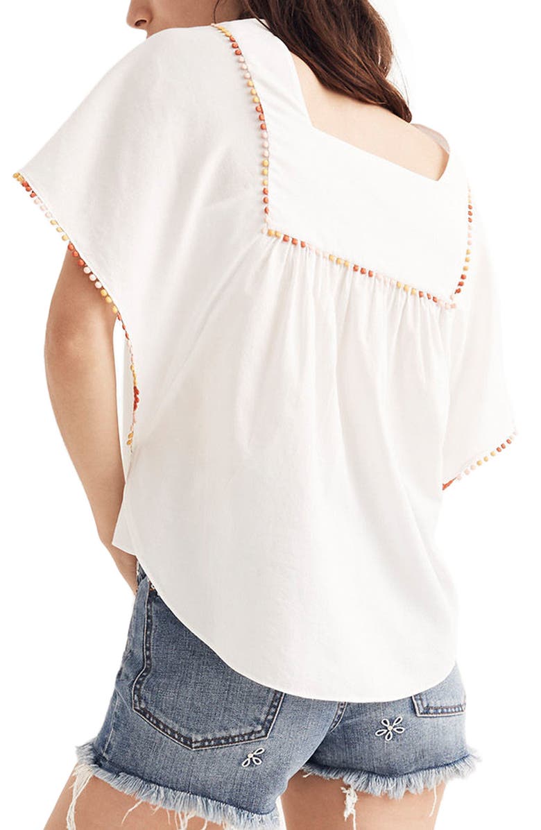 Madewell Pompom Butterfly Top Nordstrom Madewell Pompom Butterfly Top Nordstrom