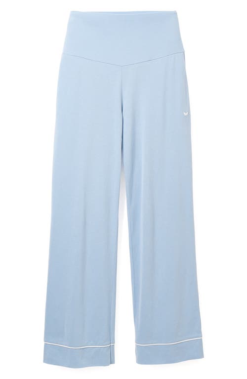 Luxe Pima Cotton Maternity Pants in Periwinkle