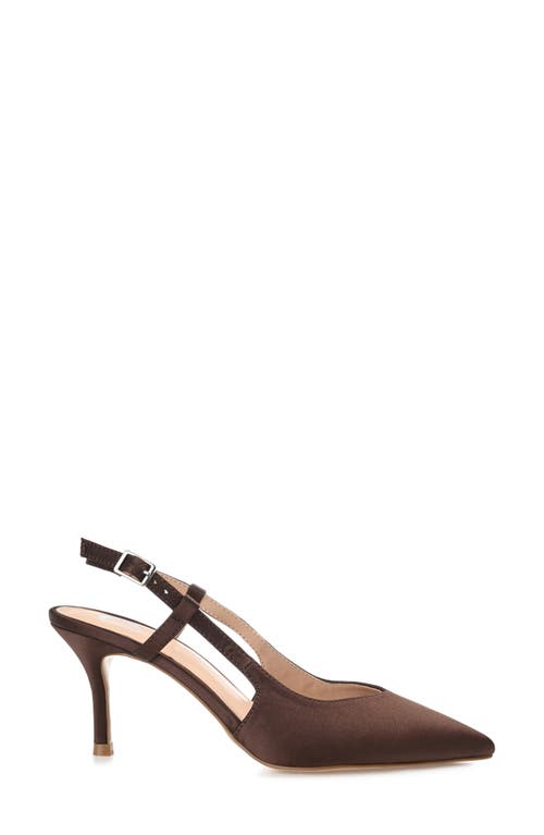 Shop Journee Collection Knightly Pump In Brown