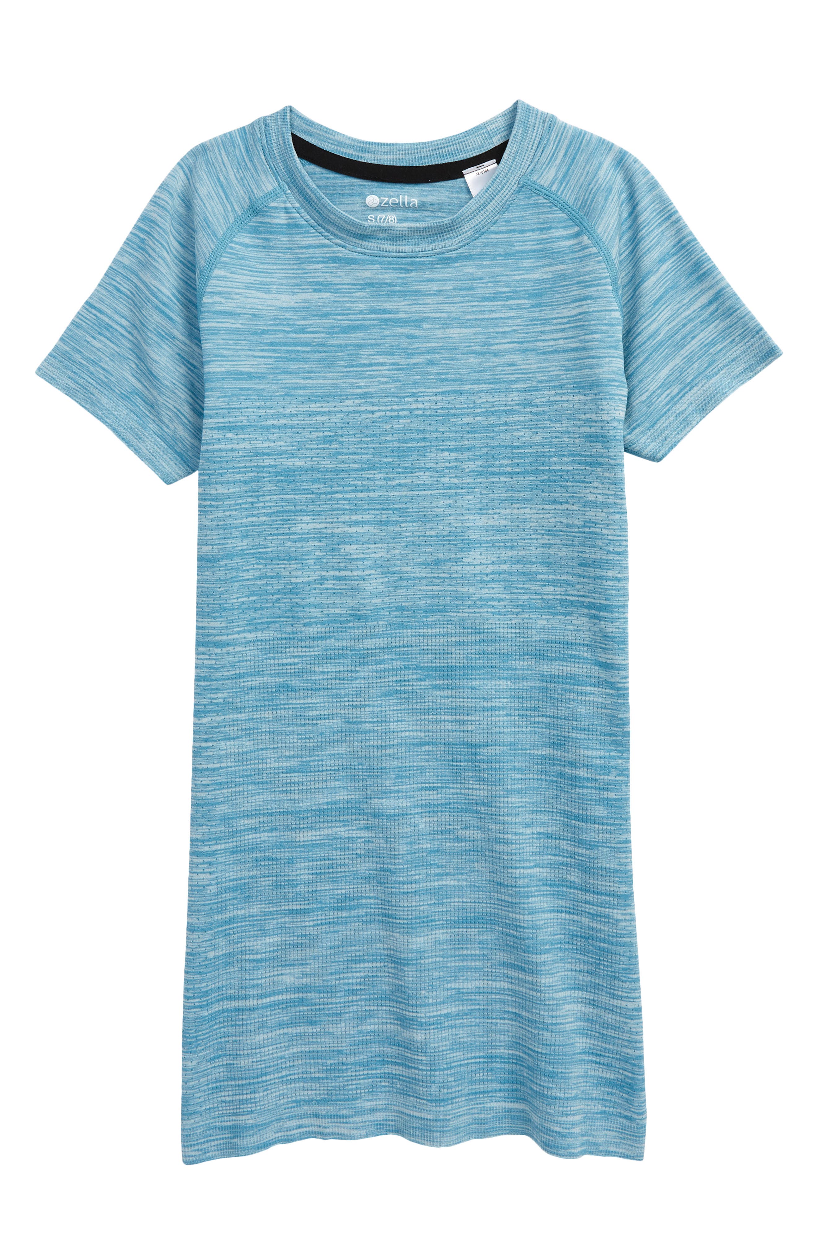 トップス dolphin blue 1521215 ZELLA 280535 Kids Space Dye Seamless T-shirt Teal Dolphin