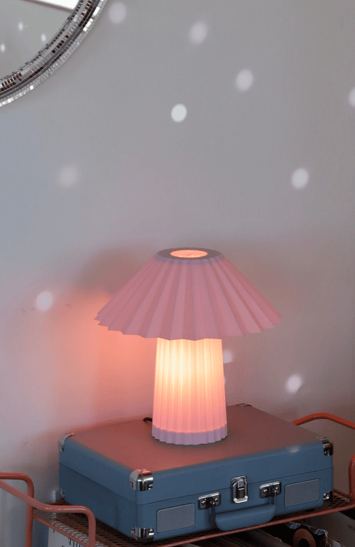 Sofiest Designs Umbrella Table Lamp In Bubblegum Pink