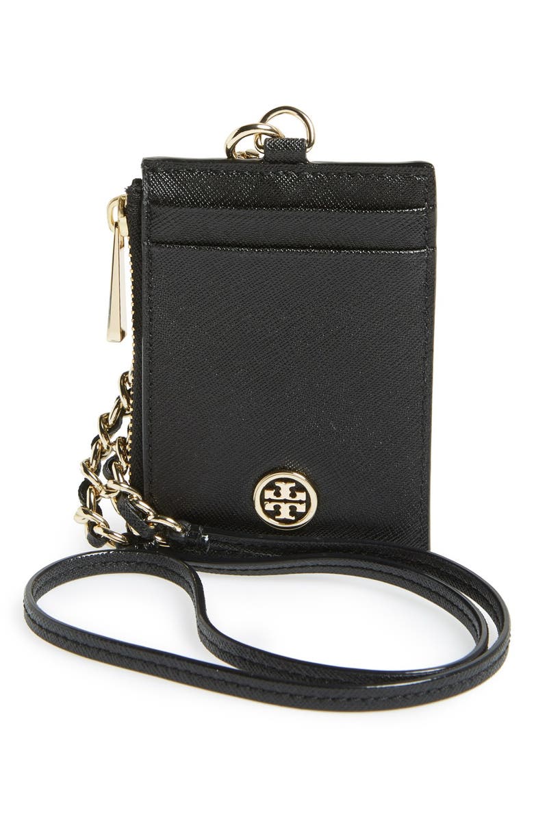 Tory Burch 'Robinson' Saffiano Leather Card Case | Nordstrom