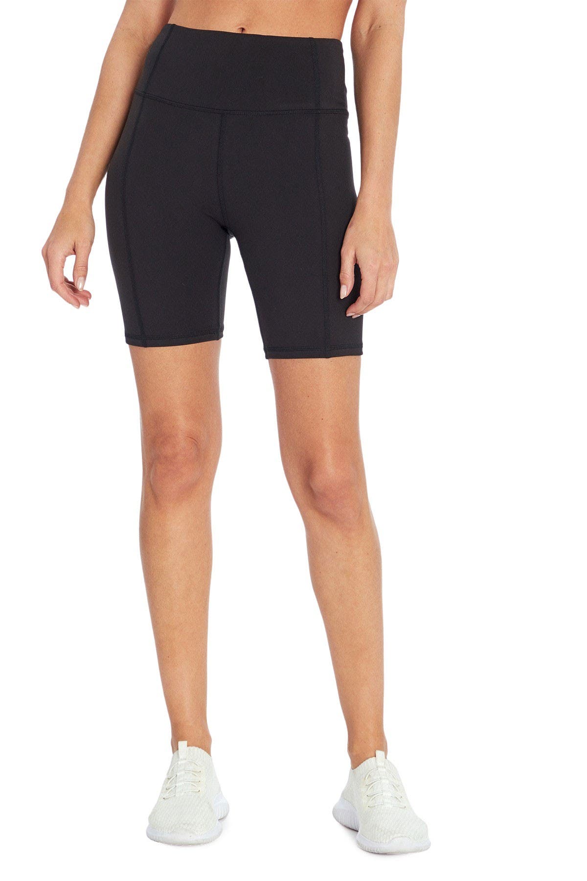 Jessica Simpson High Waisted Biker Shorts In Oxford1