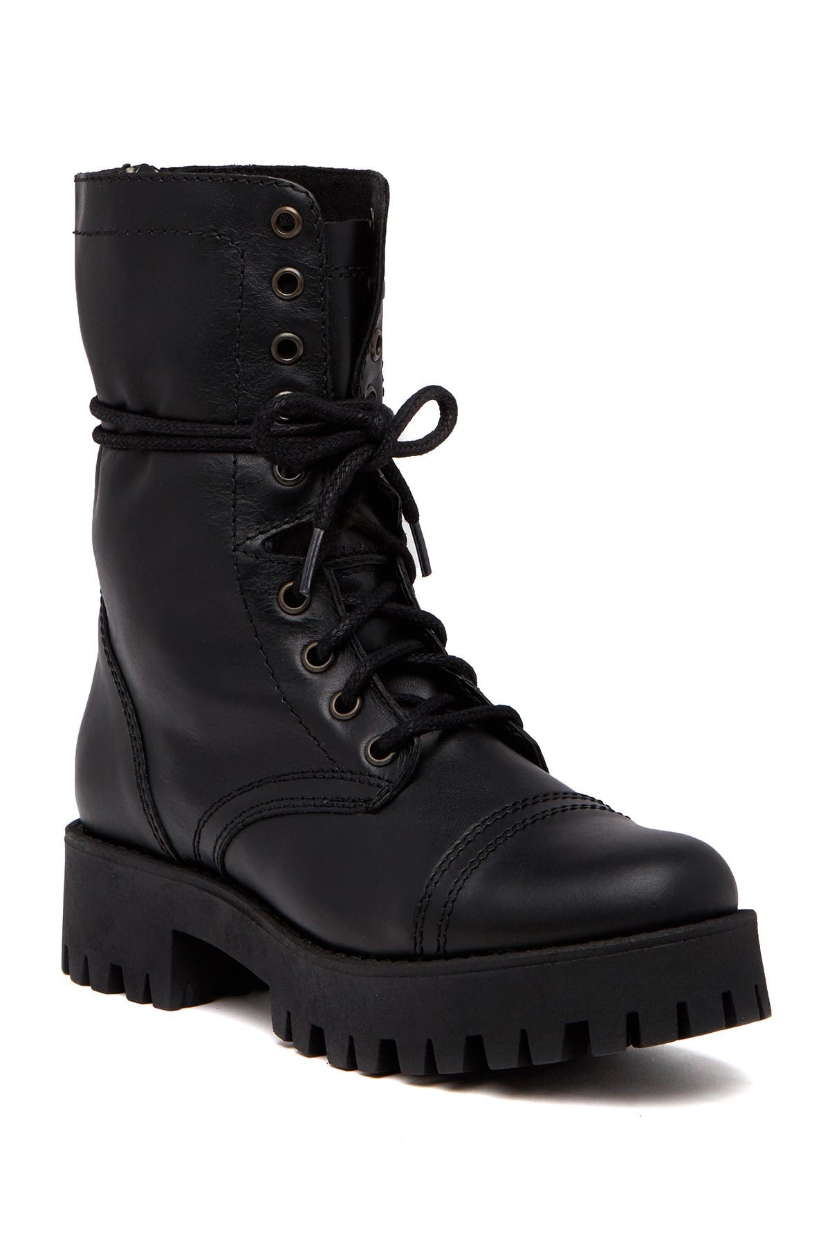 Steve Madden | Olly Lace-Up Leather 