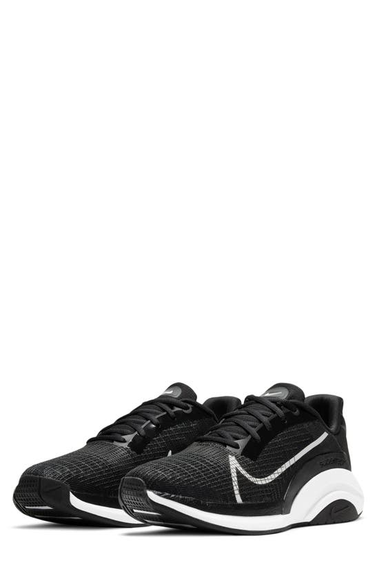 Nike Zoomx Superrep Surge Endurance Class Training Shoe In Black/ White/ Black