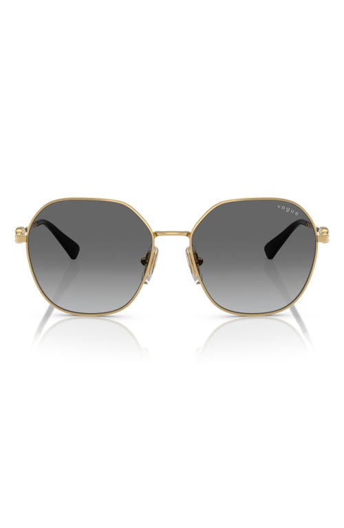 VOGUE VOGUE 55MM GRADIENT IRREGULAR SUNGLASSES