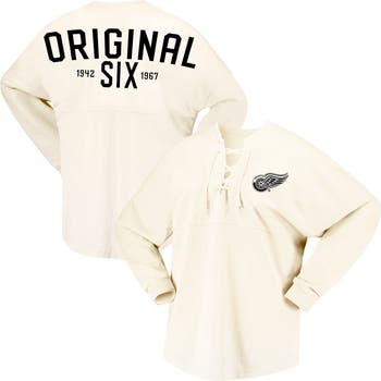 Women's long sleeve red wings shirt sales