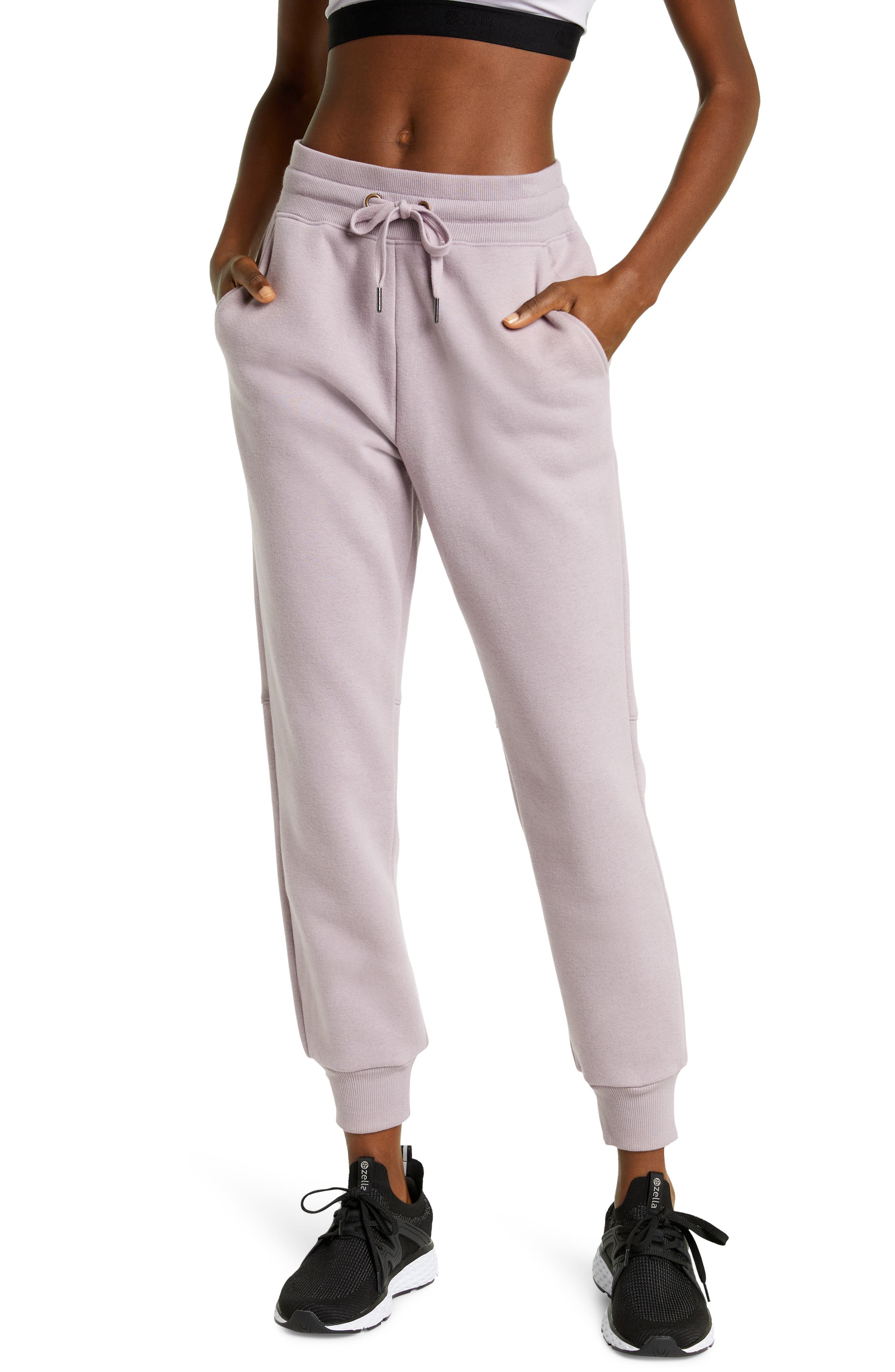 Pinko Cotton Cropped Trousers in Mauve Slacks and Chinos Capri and cropped trousers Womens Clothing Trousers Purple 