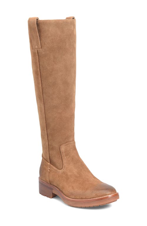 Samantha II Water Resistant Knee High Boot in Brandy