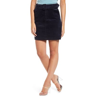 Vero Moda Levi Cotton Corduroy Miniskirt, Blue