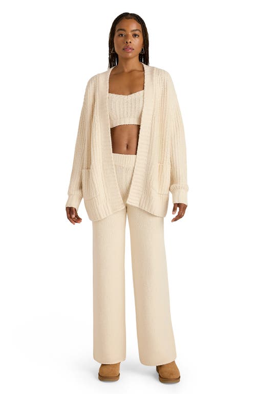 Florence By Mills Open Front Cardigan In Whitecap Grey