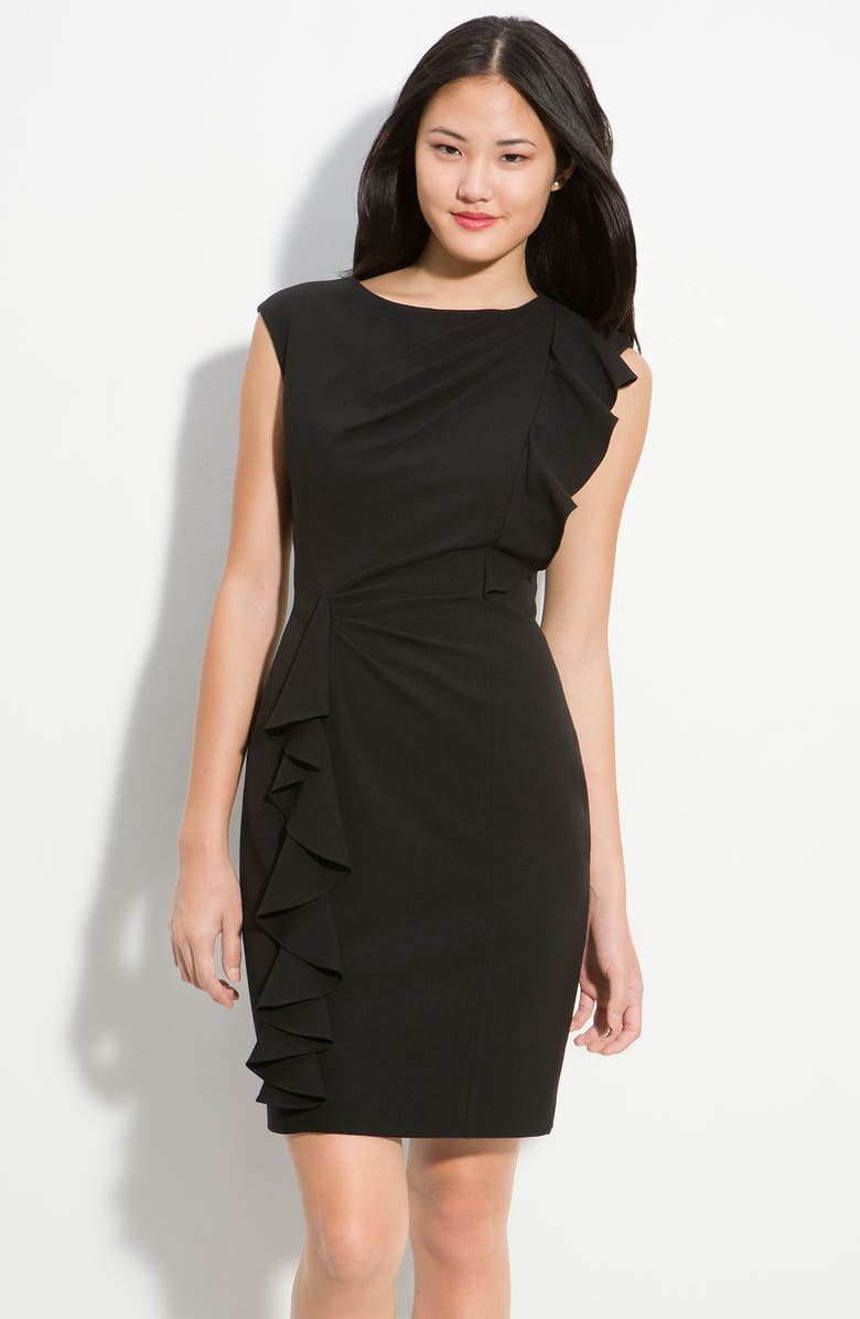 Calvin Klein Asymmetrical Sheath Dress | Nordstrom
