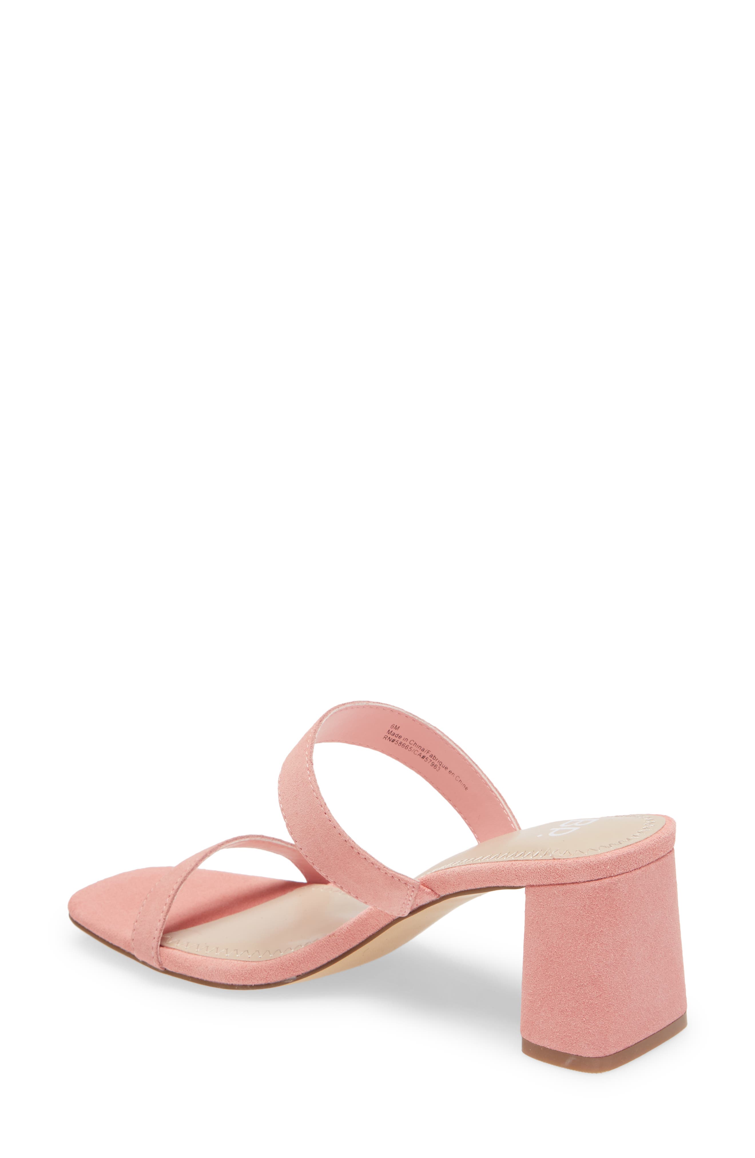 block heel slide sandals