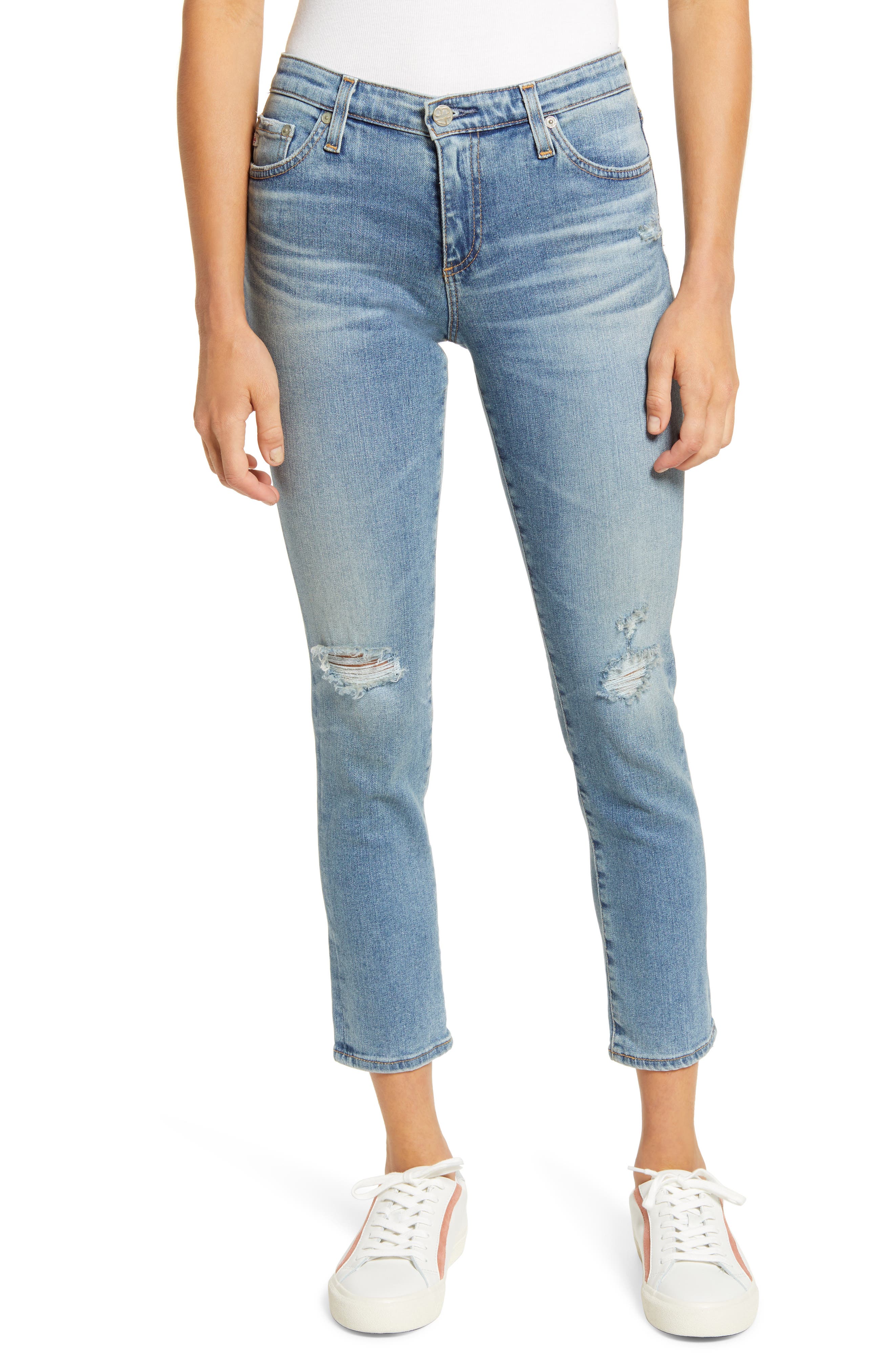 ag mid rise jeans