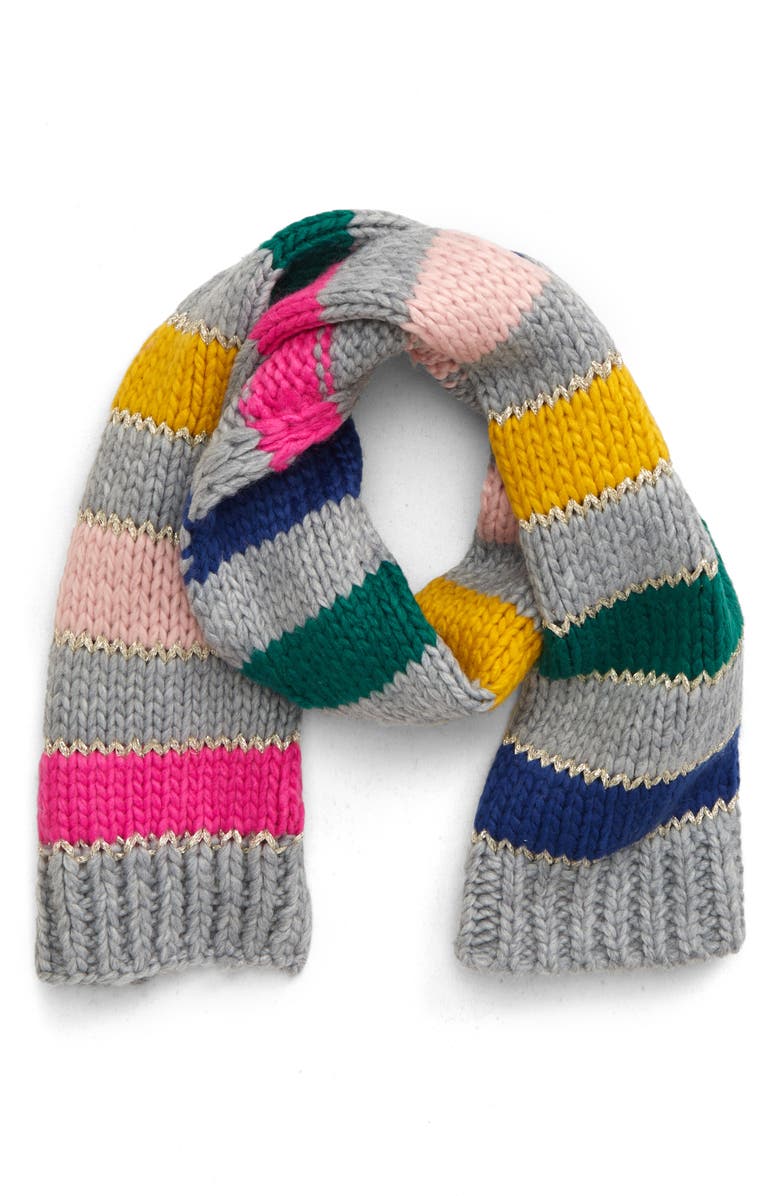 Mini Boden Rainbow Knit Scarf (Kids) Nordstrom