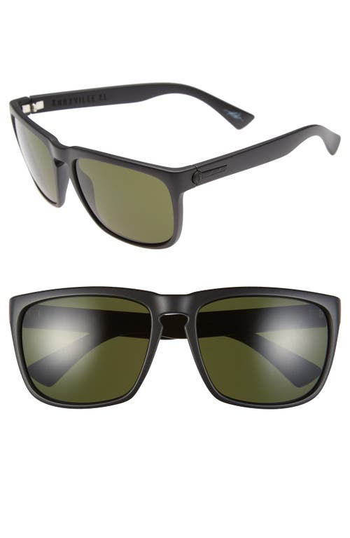 'Knoxville XL' 61mm Sunglasses in Matte Black/Grey