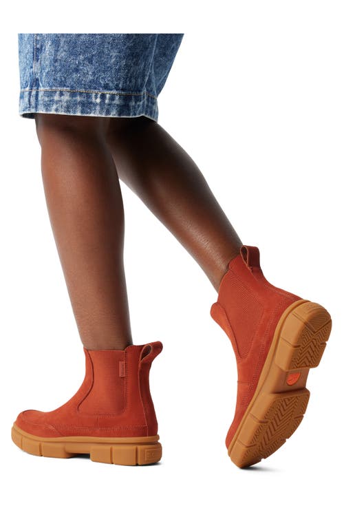 Sorel Explorer Chelsea Boot In Sanguine/ Gum 2