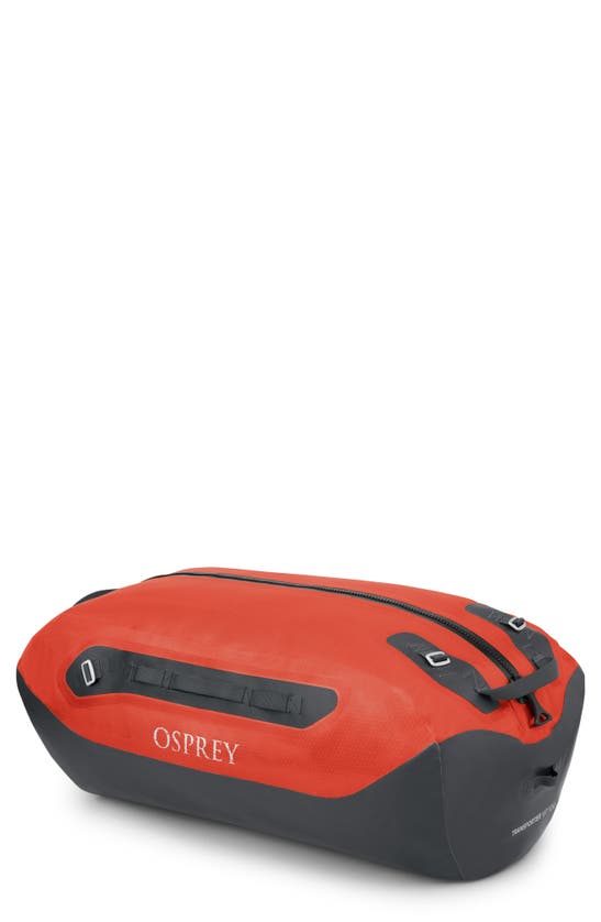 Osprey Transporter 100 Waterproof Duffle In Mars Orange