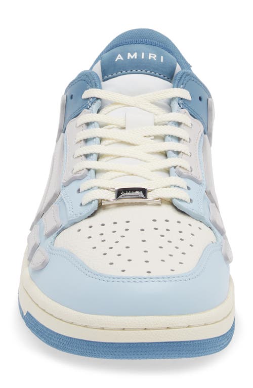 Shop Amiri Skel Sneaker In Blue White Blue