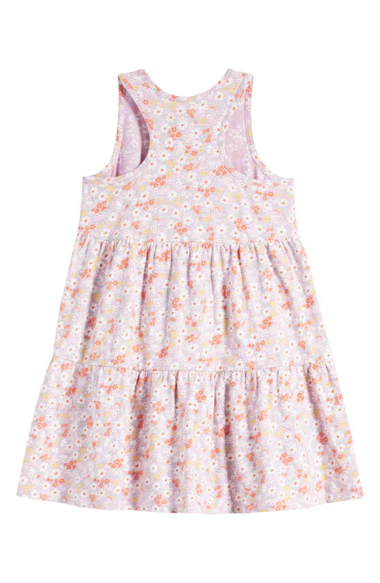Shop Tucker + Tate Kids' Tiered Dress In Purple Lupine Meadow Ditsy