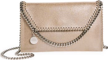 Stella McCartney Mini Falabella Metallic Crossbody Bag Nordstrom